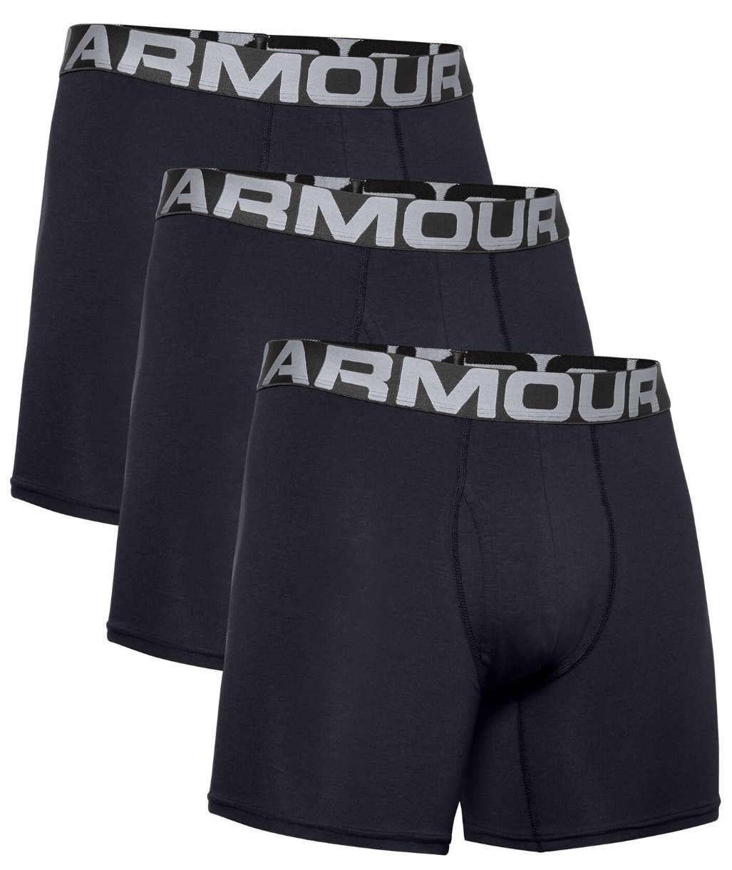 Мужские трусы Under Armour Boxershort Charged Cotton 3 3Er Pack Black M