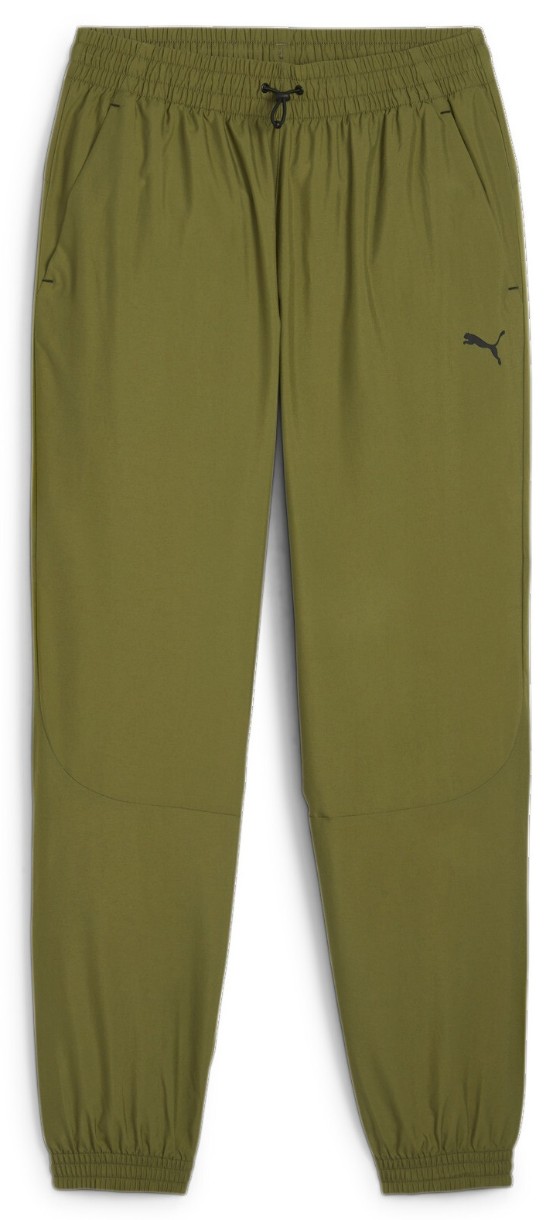 Pantaloni spotivi pentru bărbați Puma Rad/Cal Woven Pants Olive Green, s.S