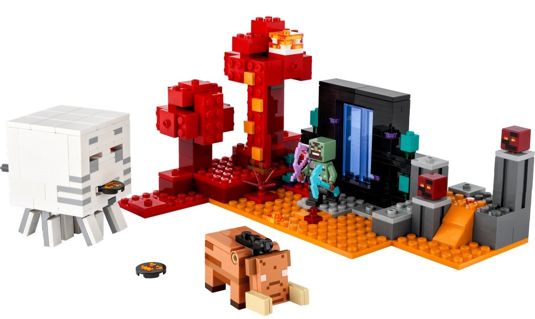 Конструктор Lego Minecraft: The Nether Portal Ambush (21255)
