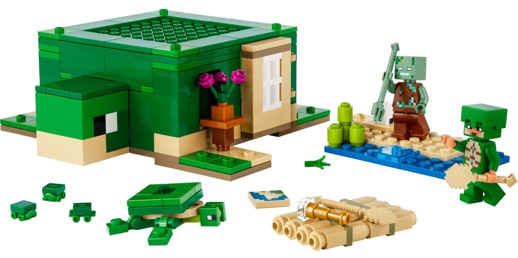 Set de construcție Lego Minecraft: The Turtle Beach House (21254)