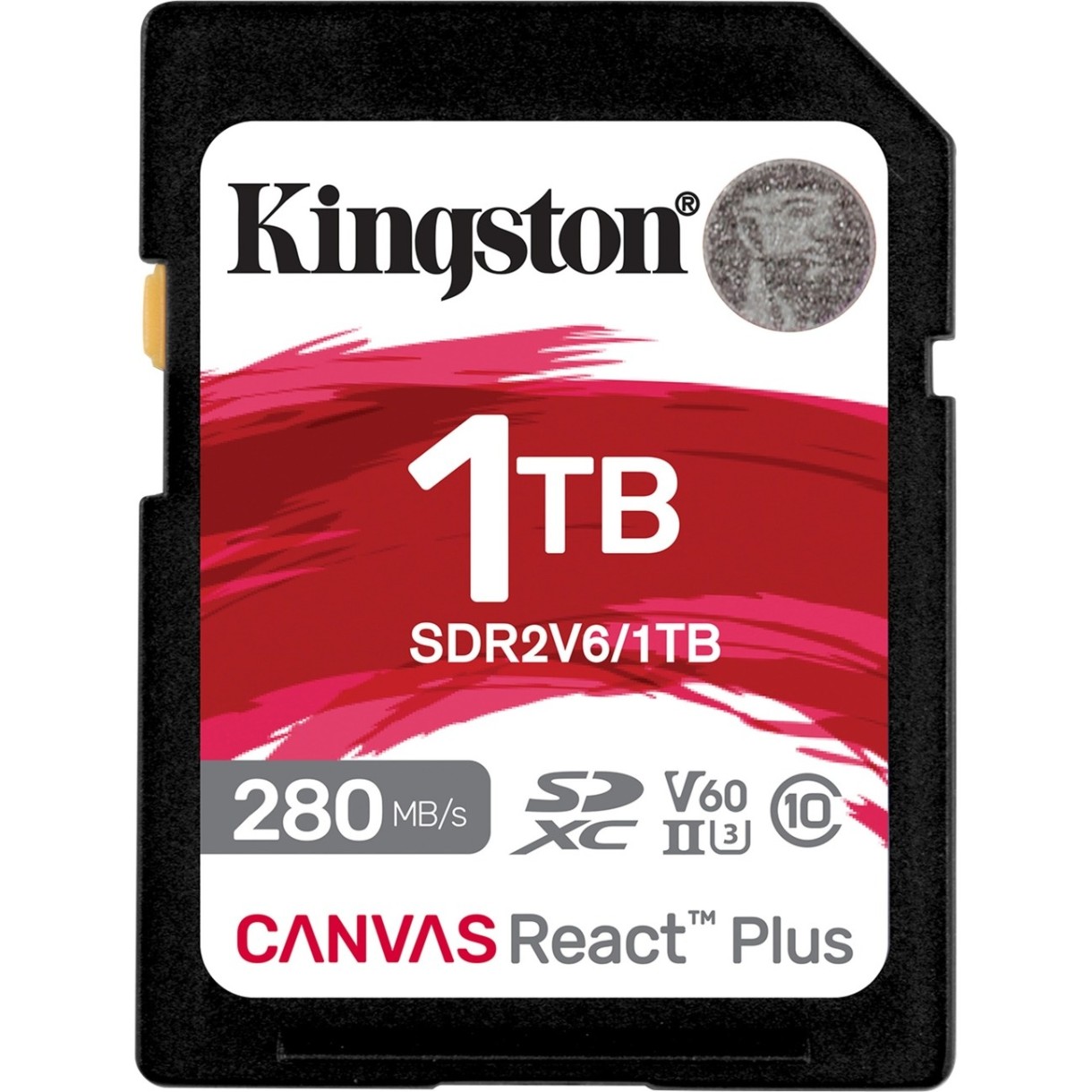Сard de memorie Kingston 1Tb SDXC Canvas React Plus V60 Class10 UHS-II U3 (SDR2V6/1TB)