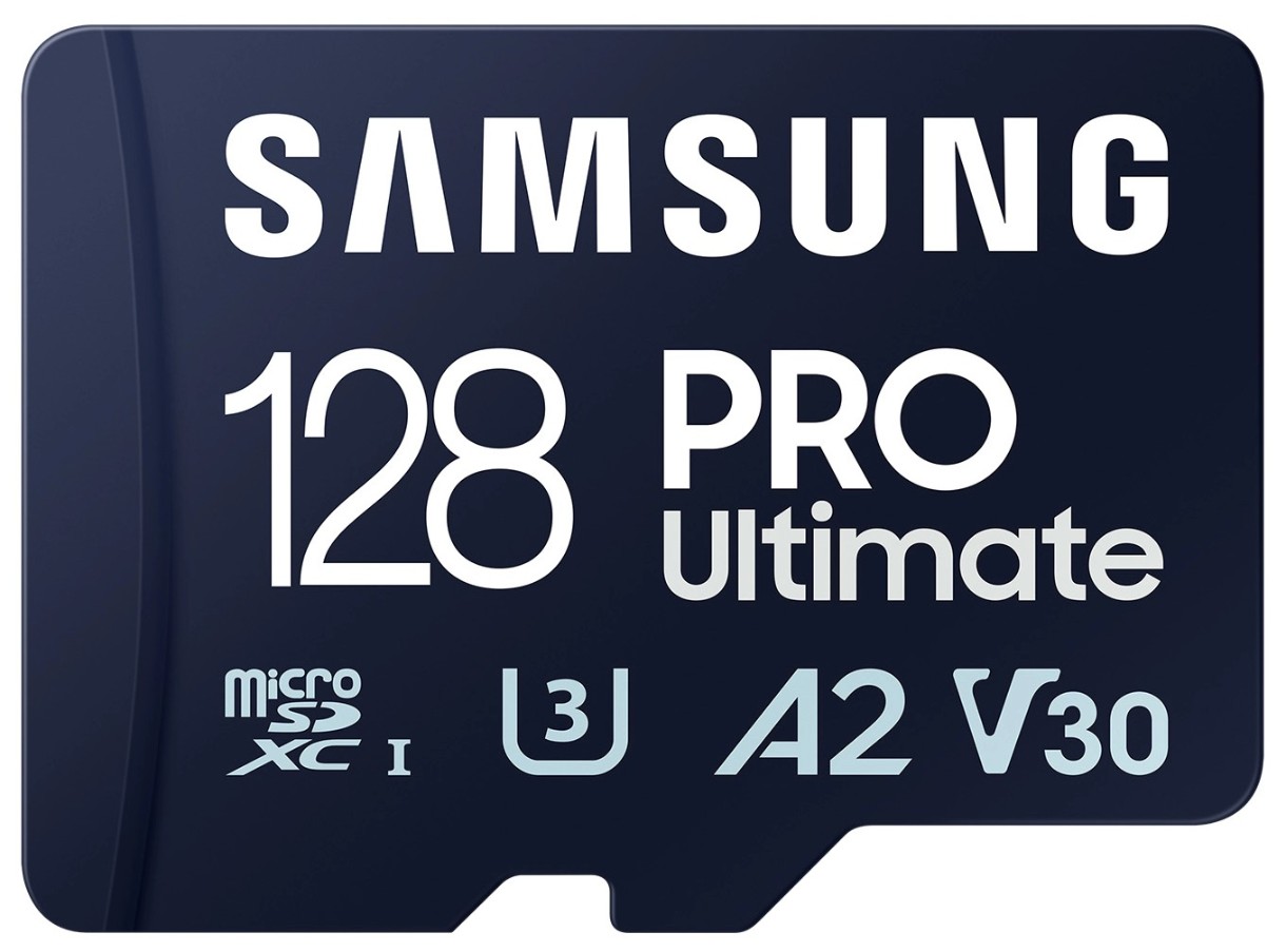 Карта памяти Samsung MicroSD PRO Ultimate 128Gb Class 10 UHS-I U3 + SD adapter (MB-MY128SA)