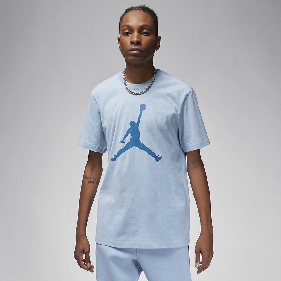 Мужская футболка Nike M Jordan Jumpman Ss Crew Skyblue, s.S