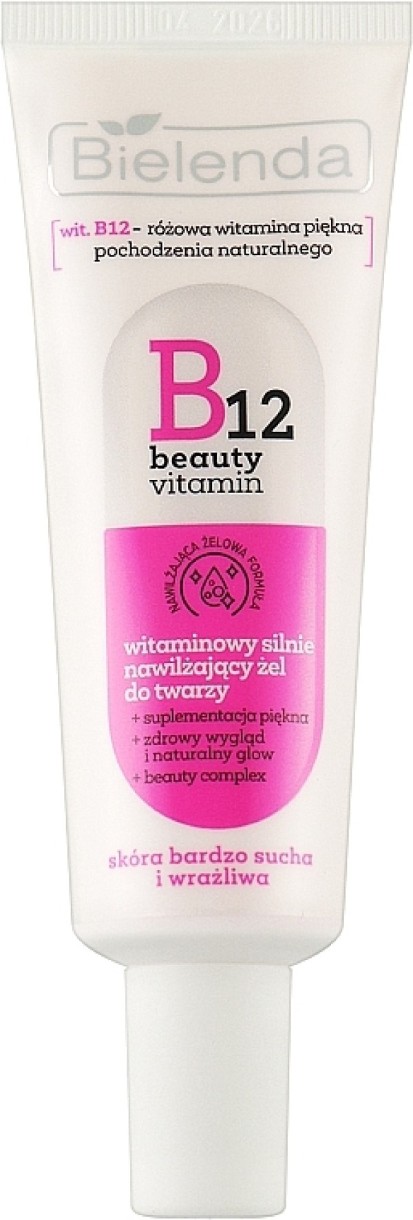 Gel pentru față Bielenda B12 Beauty Vitamin Moisturizing Face Gel 50ml