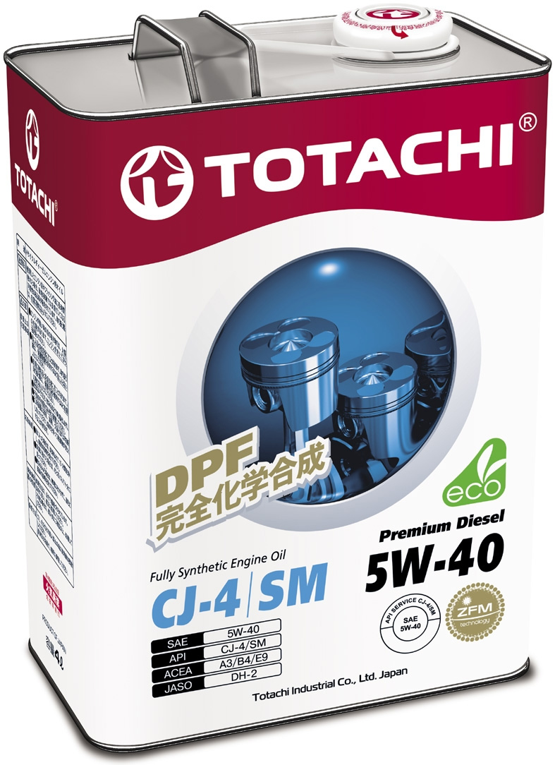 Моторное масло Totachi Premium Diesel CJ-4/SN 5W-40 4L
