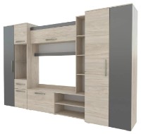 Living Yasen Royal Hickory Rockford Deschis/Gri Grafit
