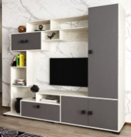 Living ML-Mobila МЛ-11 Craft Alb/Antracit