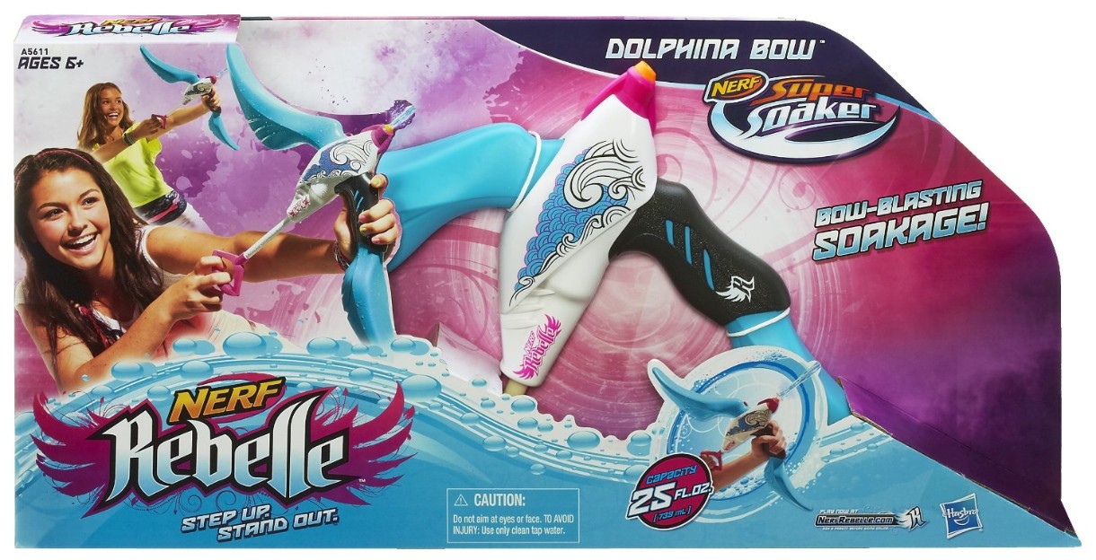 Арбалет Hasbro Nerf Rebelle Dolphina Bow Soaker (A5611)