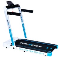 Banda de alergat Thunder Race White