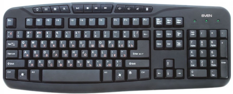 Tastatură Sven Comfort 3050 Black