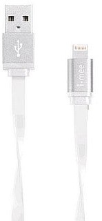 Cablu USB Melkco iMee Metalic Lightning cable Silver