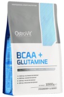 Aminoacizi Ostrovit BCAA + Glutamine 1000g Strawberry & Berry