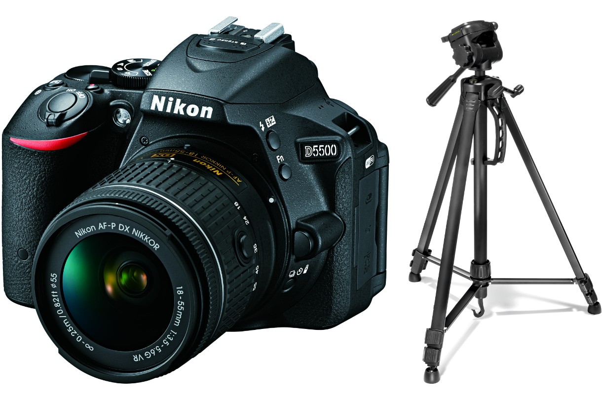 Peck Hula hoop gesture Aparat foto DSLR Nikon D5500 Kit 18-55 AF-P VR (Official Warranty) +  Trepied – PandaShop.md. Cumpără aparat foto DSLR Nikon D5500 Kit 18-55 AF-P  VR (Official Warranty) + Trepied la preț avantajos