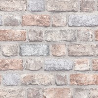 Tapete GranDeco 157501 Pastel Bricks