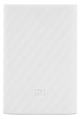 Husa de protecție Xiaomi Silicone Case for Mi Power Bank 10000 mAh White