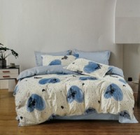 Постельное бельё O’llessya New Style New Style 200x220cm Alb/Albastru/Negru (V-85/27)