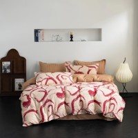 Постельное бельё O’llessya New Style New Style 200x220cm Bej/Bordo (V-85/34)