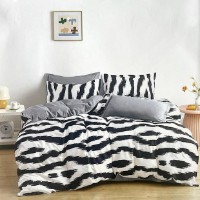 Постельное бельё O’llessya New Style New Style 200x220cm Negru/Alb (V-85/28)