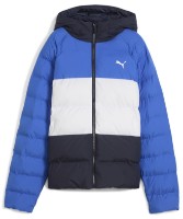Geacă pentru copii Puma Synthetic Hooded Puffer Mountain Blue, s.176