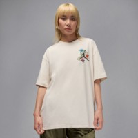 Женская футболка Nike Jordan Flight Oversized Graphic Light Orewood Brown, s.L