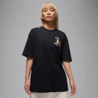 Женская футболка Nike Jordan Flight Oversized Graphic Black, s.M