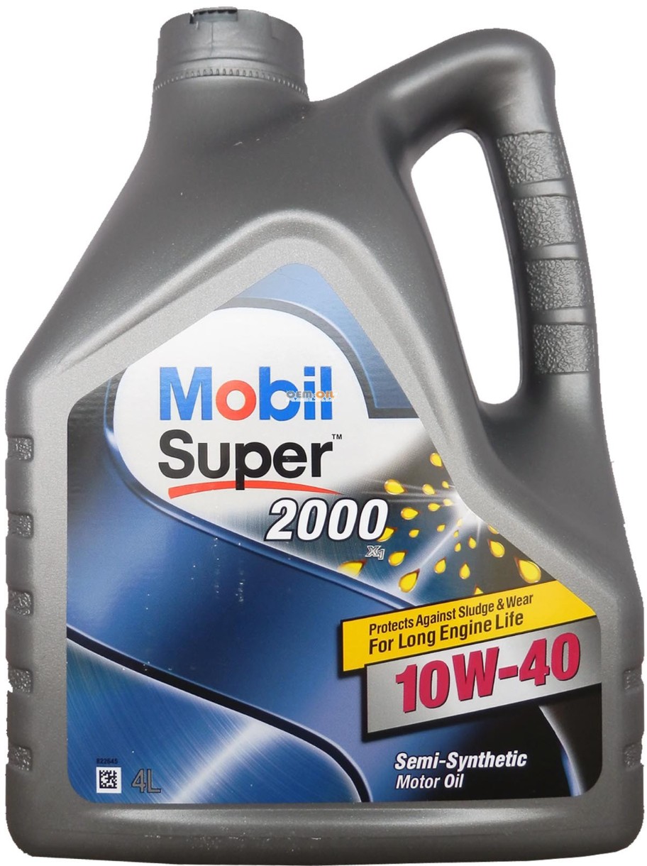 Моторное масло Mobil Super 2000 X1 10W-40 4L