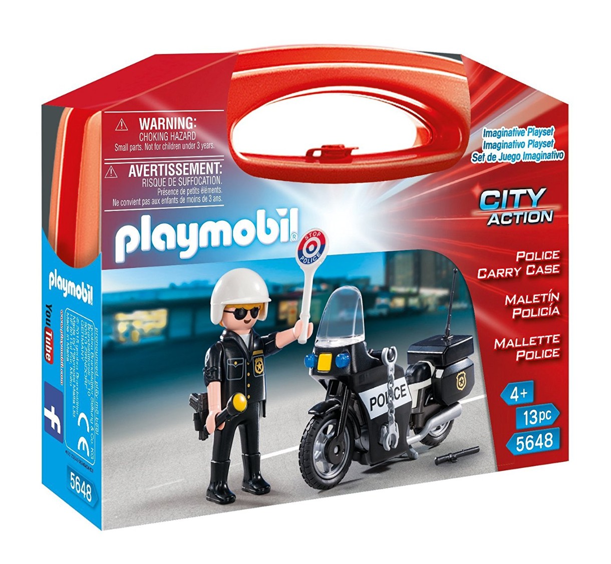 Set de construcție Playmobil City Action: Police Carry Case (5648)