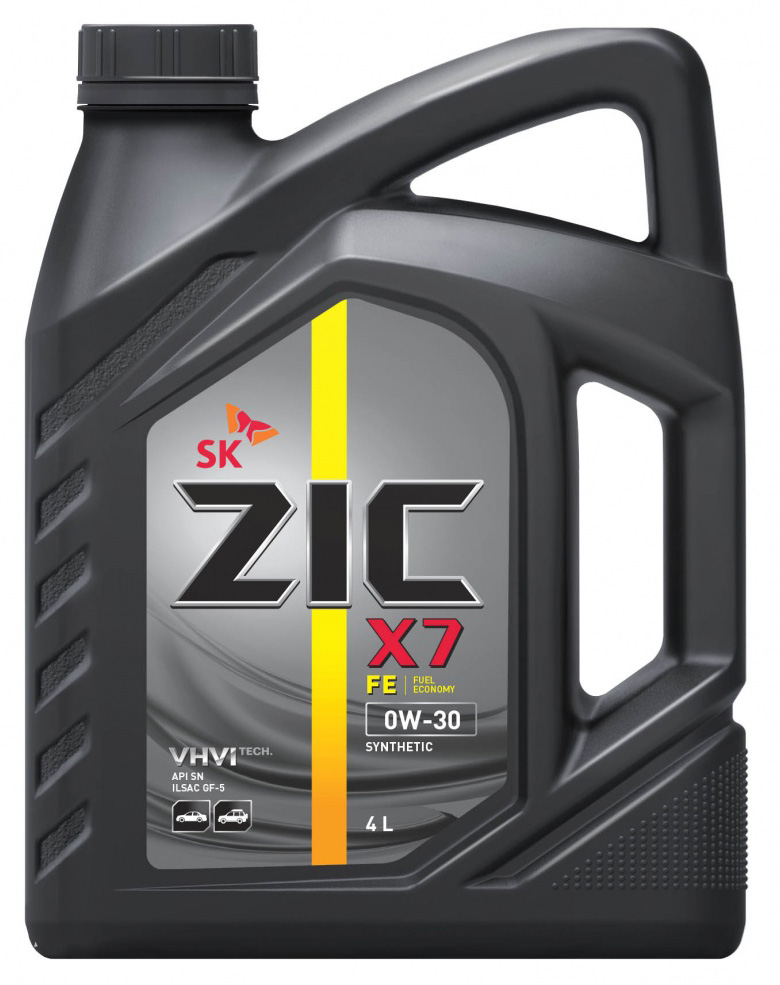 Моторное масло Zic X7 FE 0W-30 4L