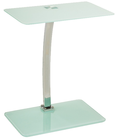 Журнальный столик Signal Meble Lifto Glass White/Chrome