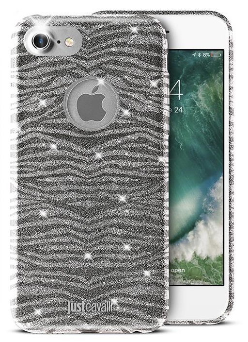 Чехол Puro Just Cavalli Cover for iPhone 7 (JCIPC747LEOZEBSIL)