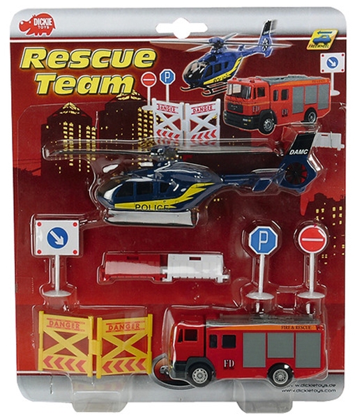 Set jucării Dickie Rescue Team 12/20cm (331 5386)