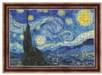 Пазл Trefl 500 ArtFrame Puzzle The Starry Night, Vincent van Gogh (37544)