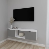 Тумба под ТВ Smartex Т11 120cm White/Graphite