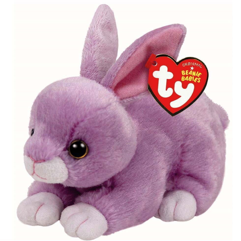 Jucărie de pluș Ty Dash Purple Bunny 15cm (TY41179)