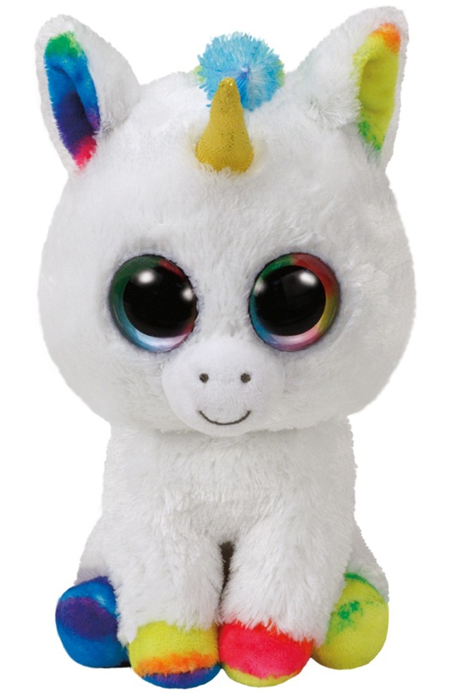 Jucărie de pluș Ty Pixy White Unicorn 24cm (TY37157)