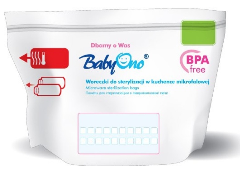 Пакет для стерилизации BabyOno 5pcs (1038)