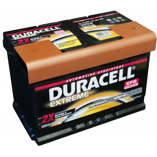 Автомобильный аккумулятор Duracell DE 70 EFB (012 570 00 0801)