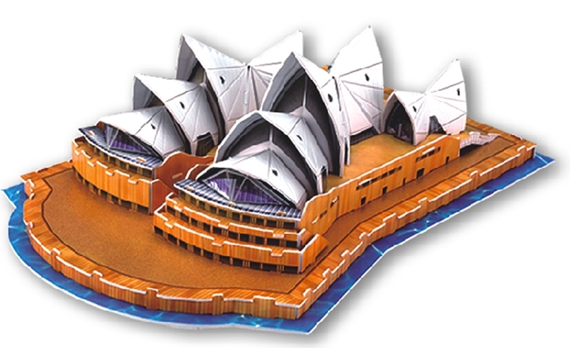 Puzzle 3D-constructor Cubic Fun Sydney Opera house (3C067h)