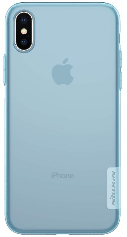 Чехол Nillkin Apple iPhone X Ultra thin TPU Nature Blue