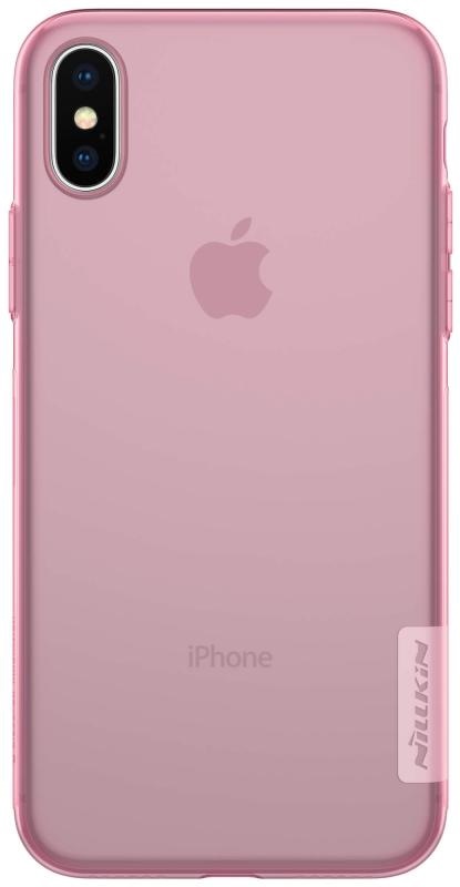 Husa de protecție Nillkin Apple iPhone X Ultra thin TPU Nature Pink