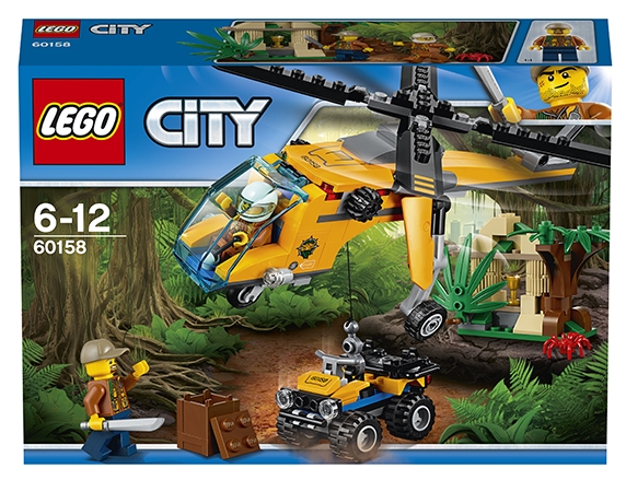 Set de construcție Lego City: Jungle Cargo Helicopter (60158)