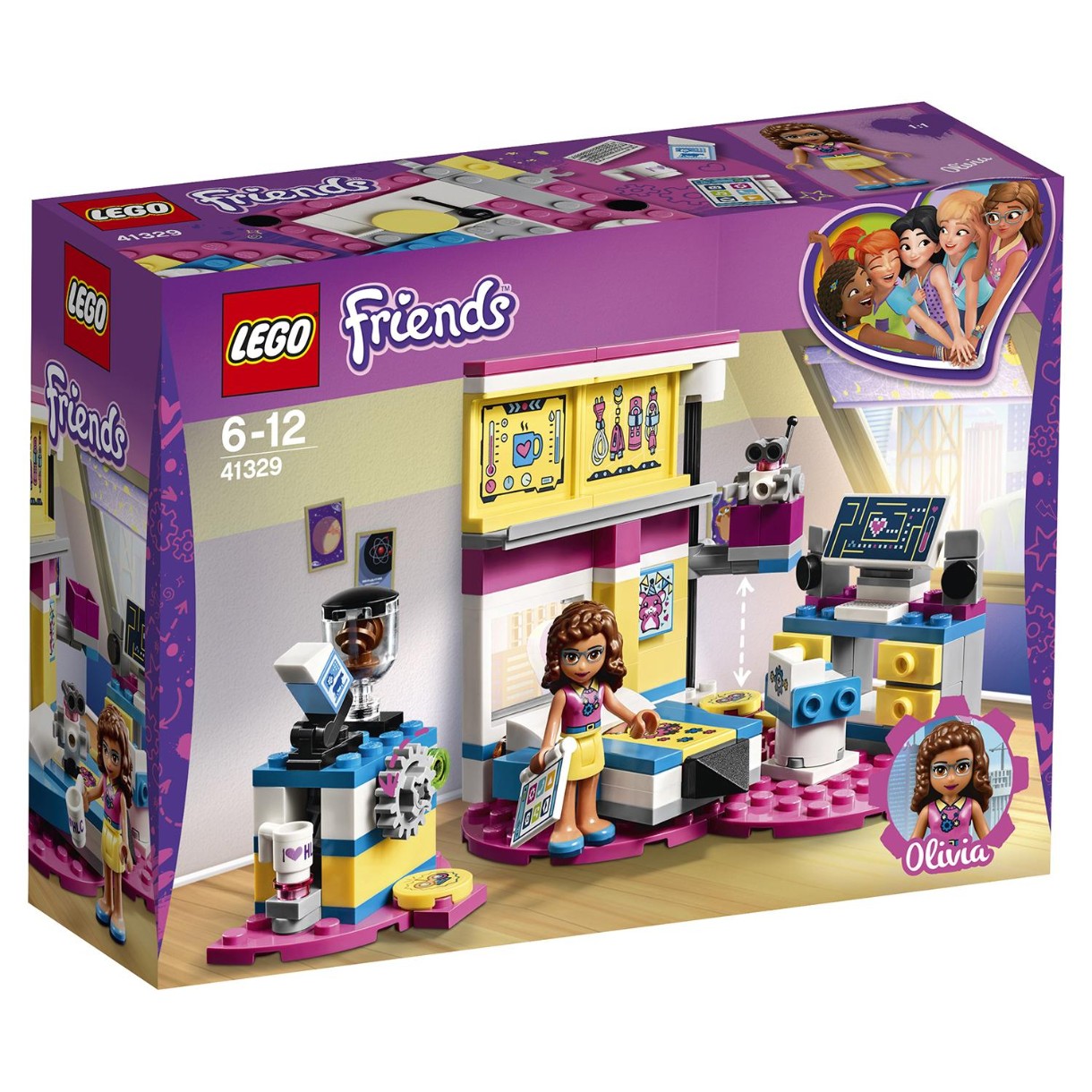 Set de construcție Lego Friends: Olivia's Deluxe Bedroom (41329)
