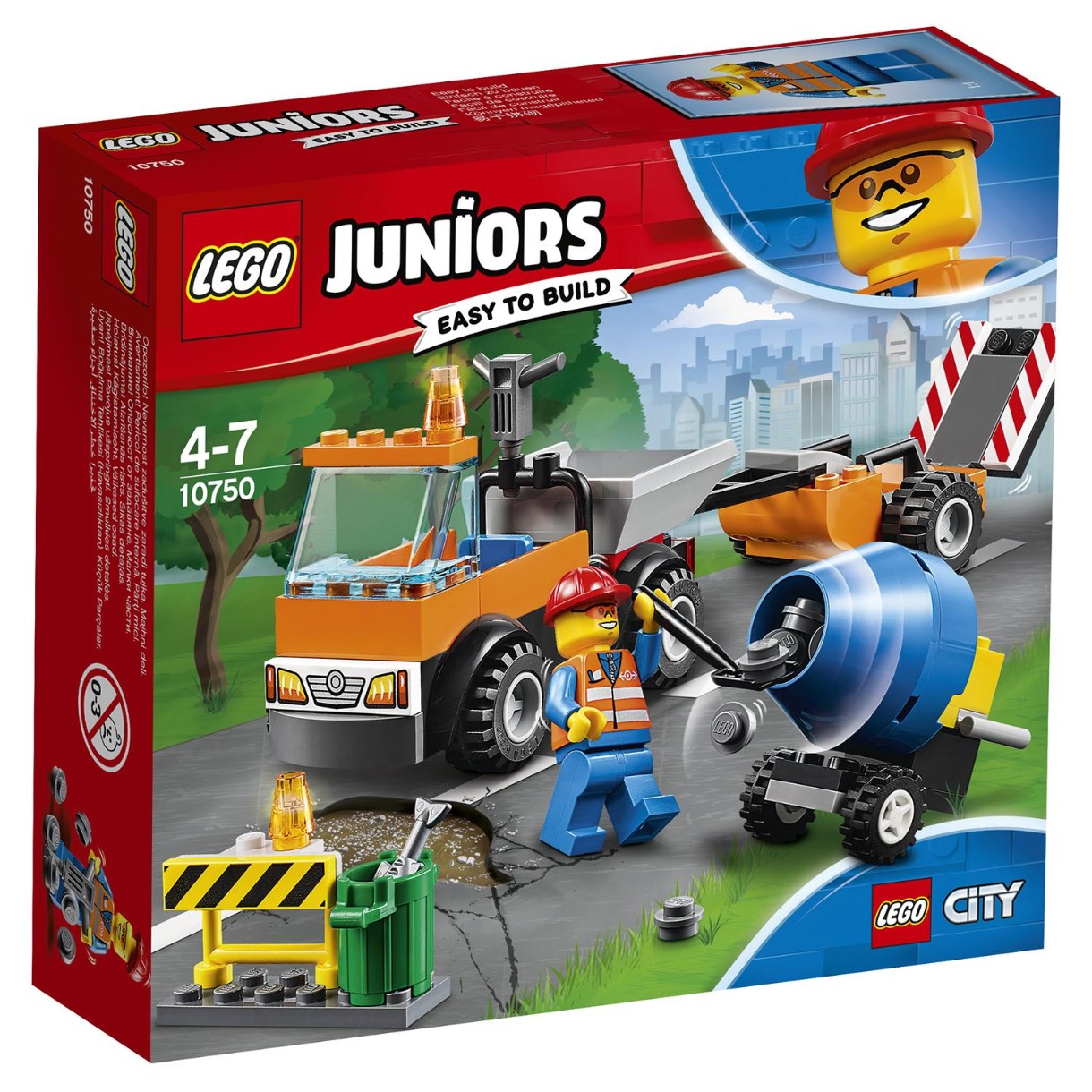 Set de construcție Lego City: Road Repair Truck (10750)
