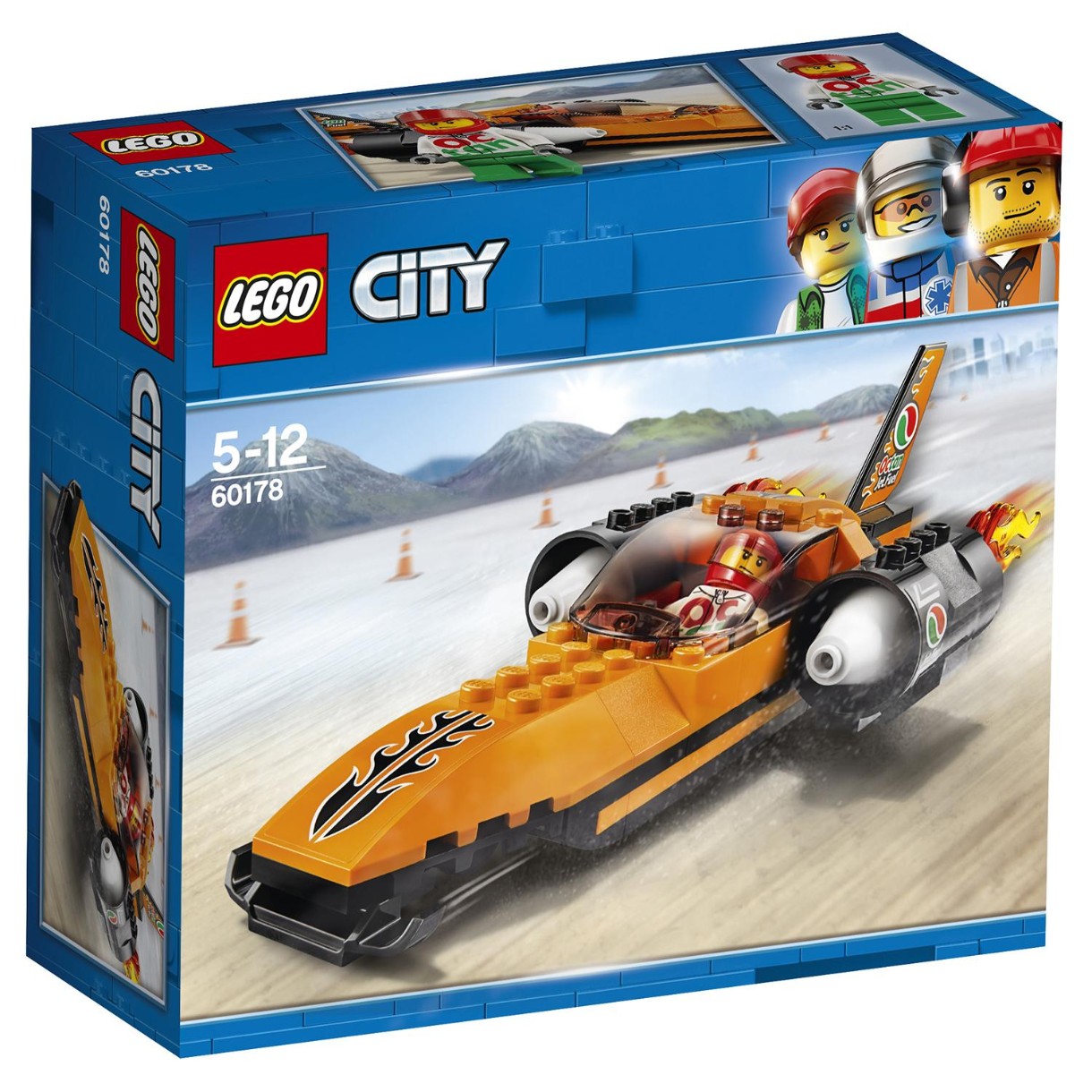 Set de construcție Lego City: Speed Record Car (60178)