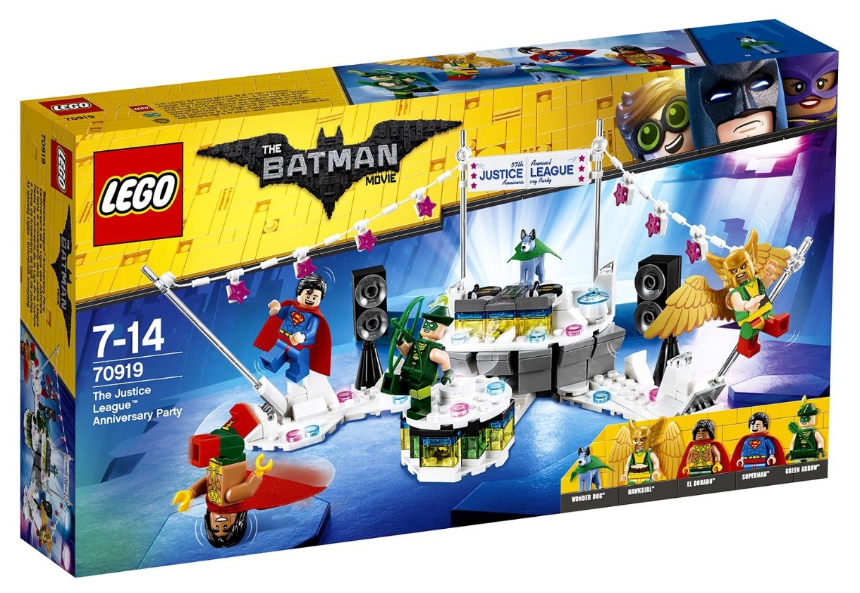Set de construcție Lego DC: The Justice League Anniversary Party (70919)