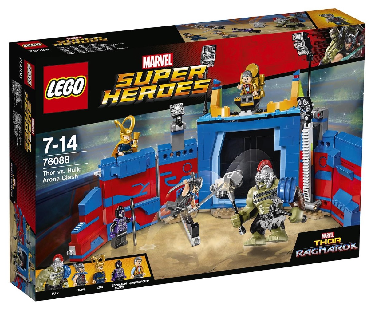 Set de construcție Lego Marvel: Thor vs. Hulk - Arena Clash (76088)
