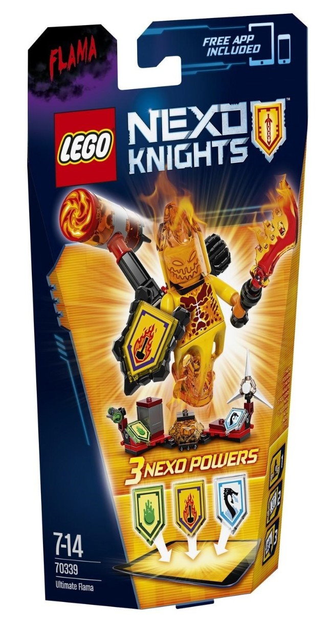 Set de construcție Lego Nexo Knighs: Ultimate Flama (70339)