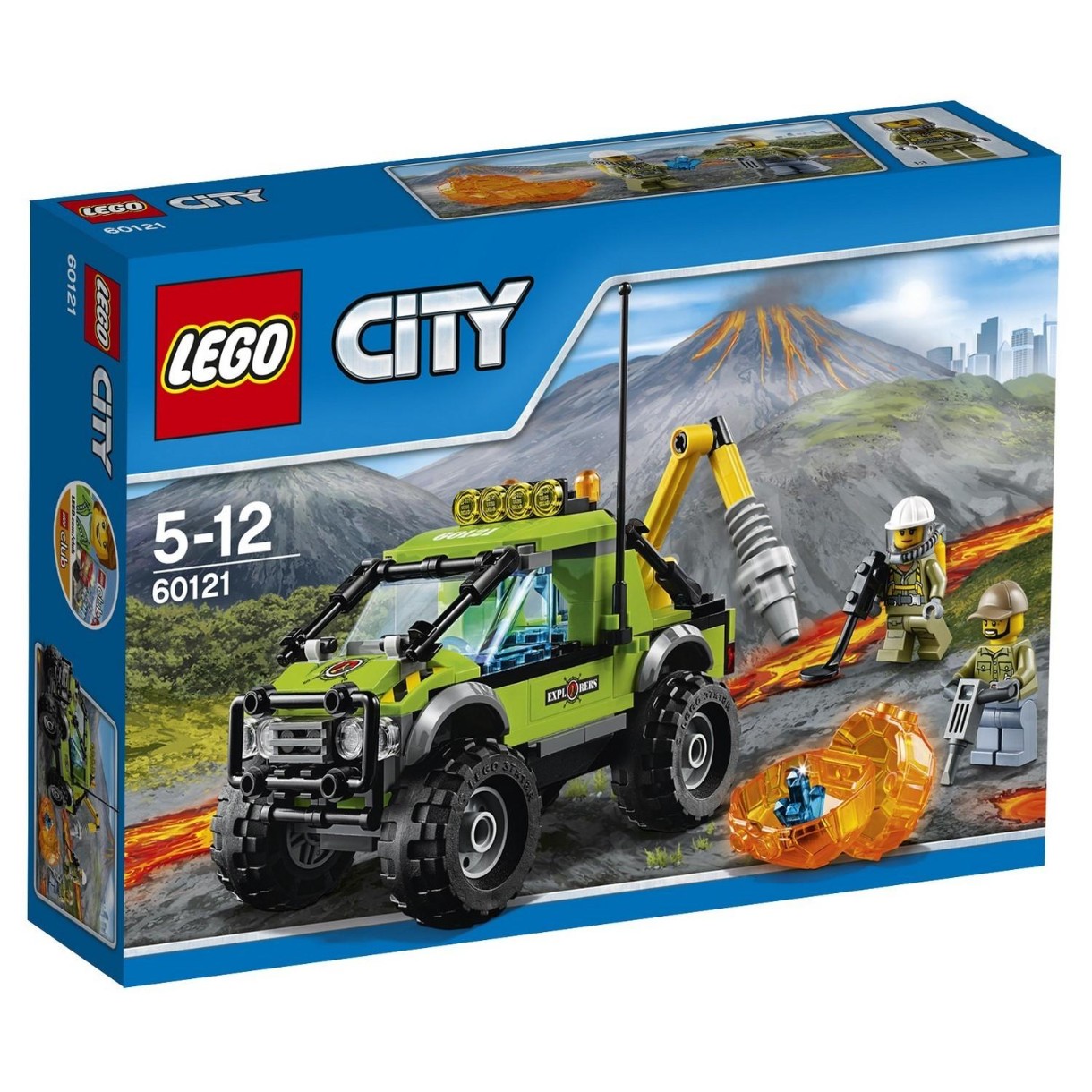 Set de construcție Lego City: Volcano Exploration Truck (60121)