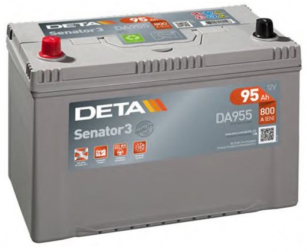 Автомобильный аккумулятор Deta DA955 Senator 3