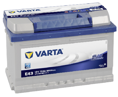 Автомобильный аккумулятор Varta Blue Dynamic E43 (572 409 068)
